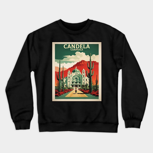 Candela Coahuila Mexico Tourism Travel Vintage Crewneck Sweatshirt by TravelersGems